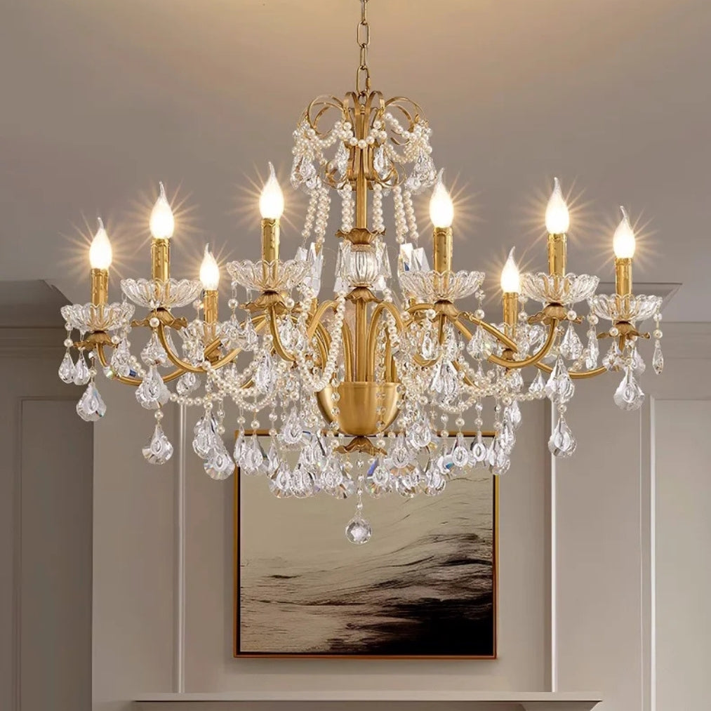 LuminaCandle – Vintage Ceiling Chandelier Lamp