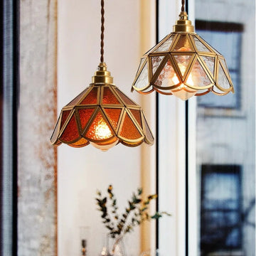 LumoArt - Vintage Glass Pendant Light