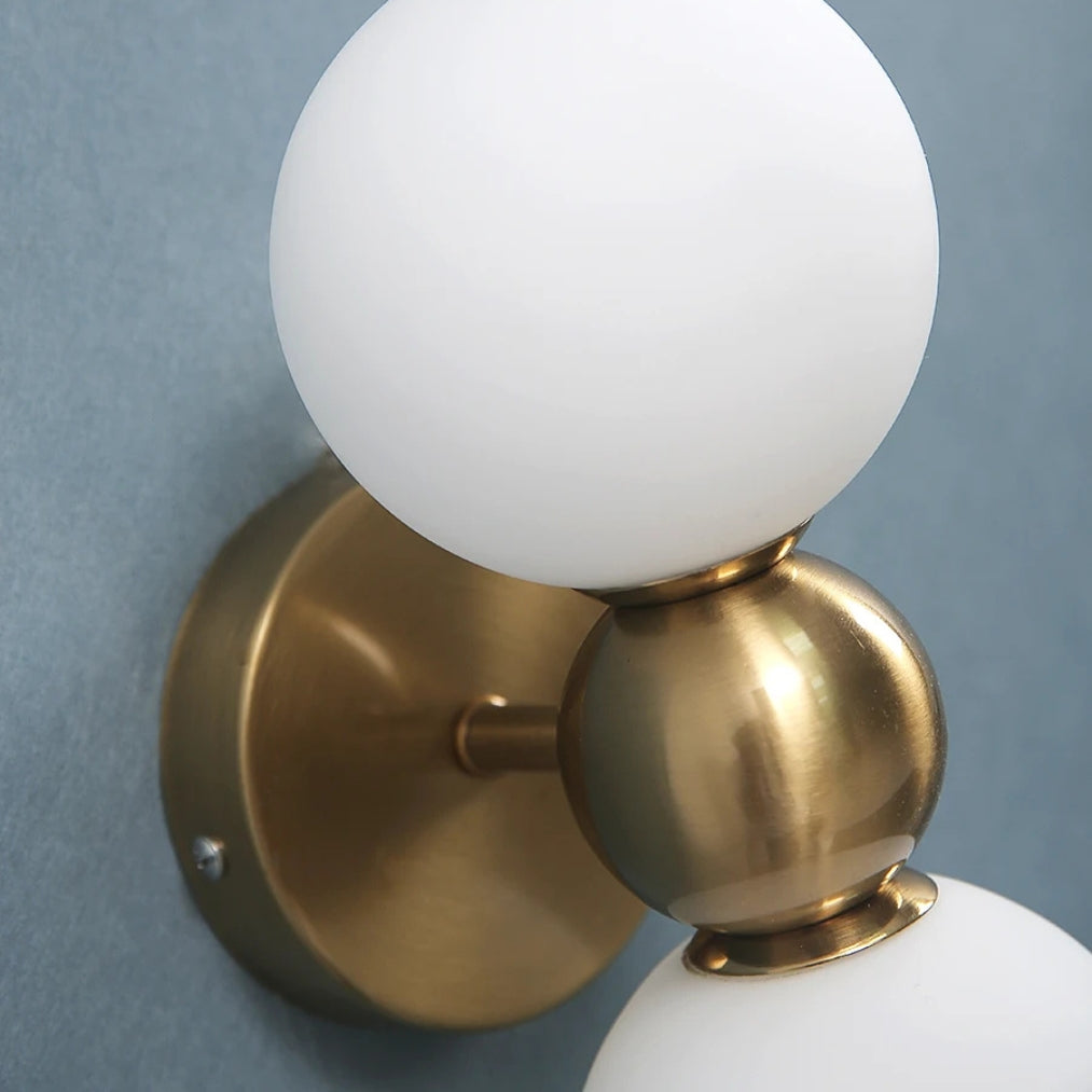 LumoBalance – Double Glass Bedside Wall Light