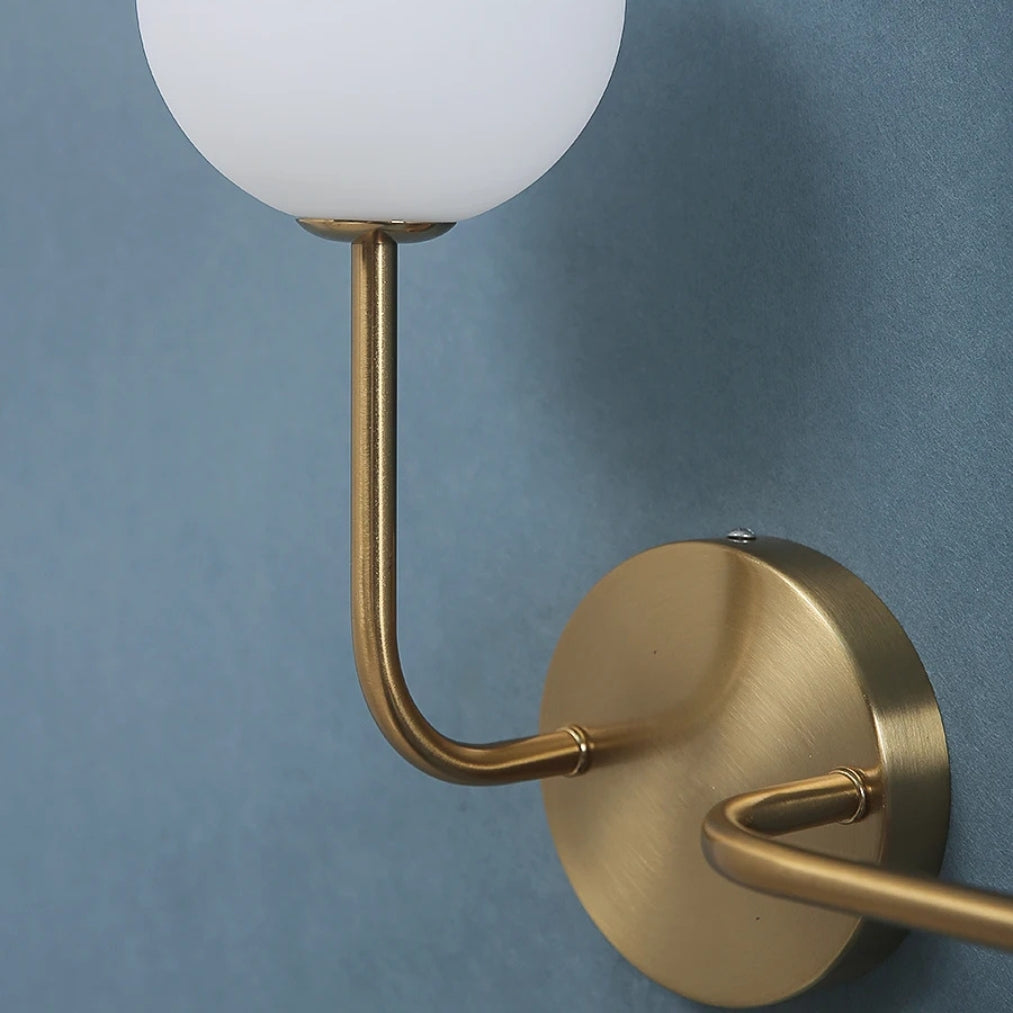 LumoBalance – Double Glass Bedside Wall Light