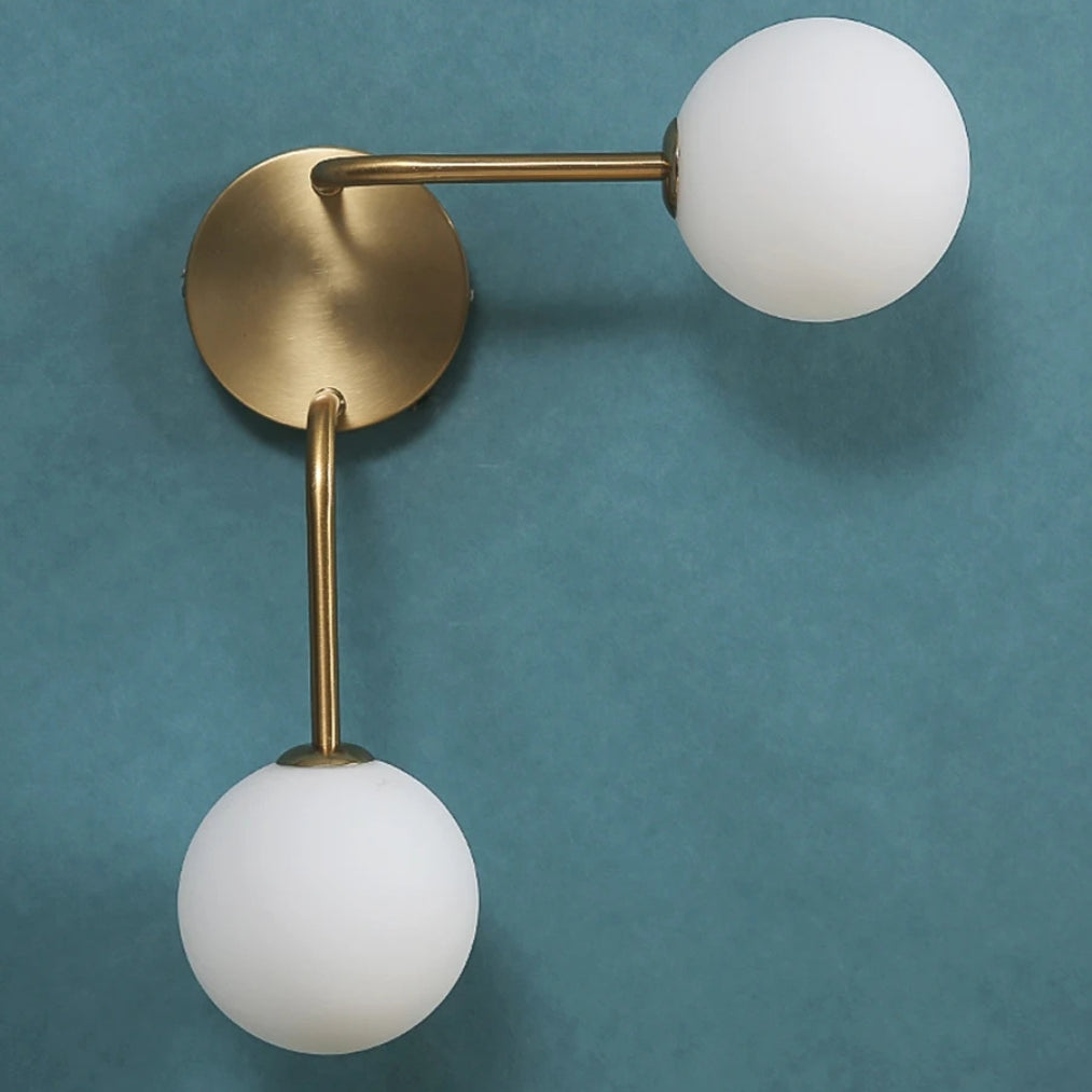 LumoBalance – Double Glass Bedside Wall Light