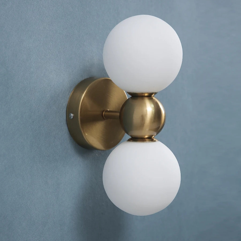 LumoBalance – Double Glass Bedside Wall Light