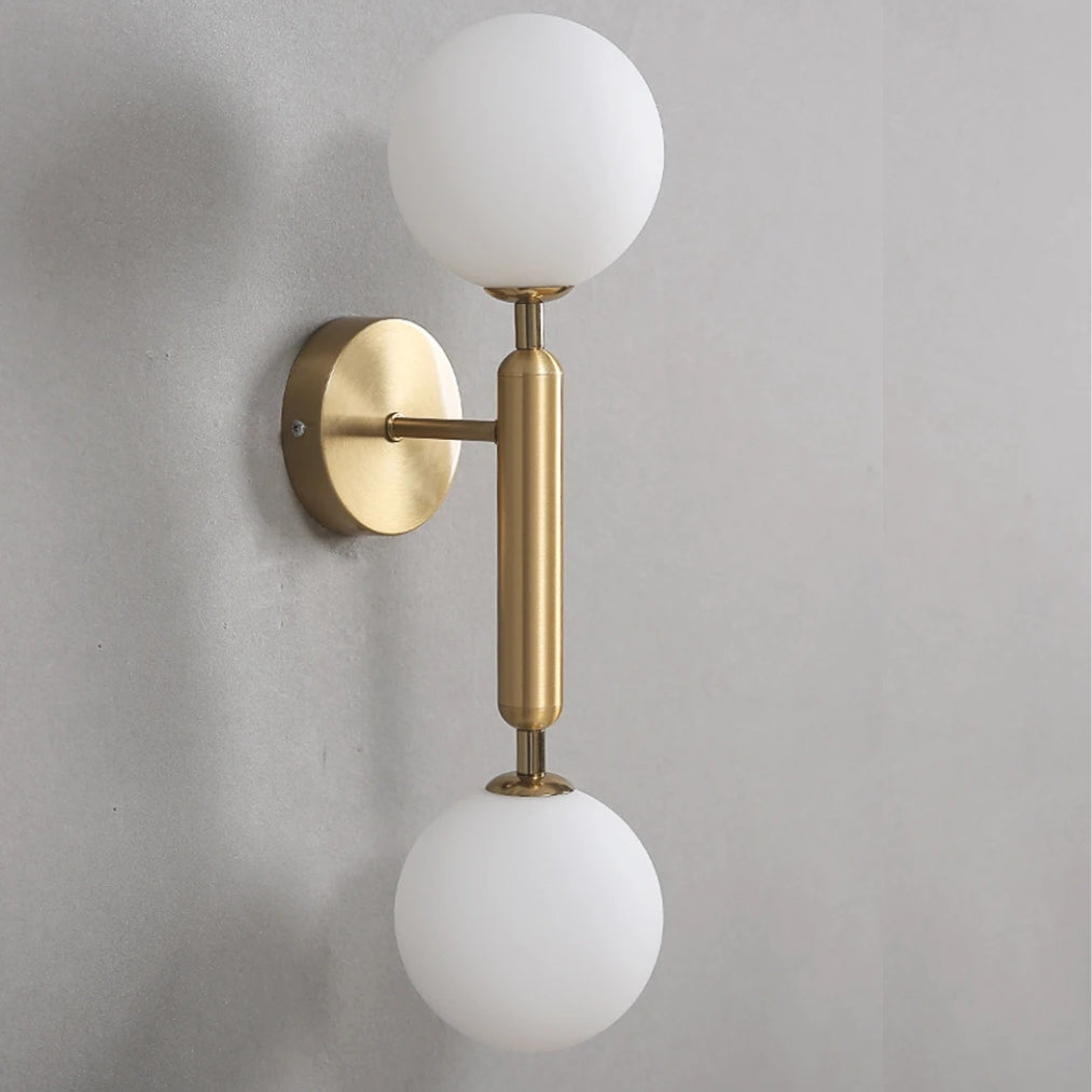 LumoBalance – Double Glass Bedside Wall Light