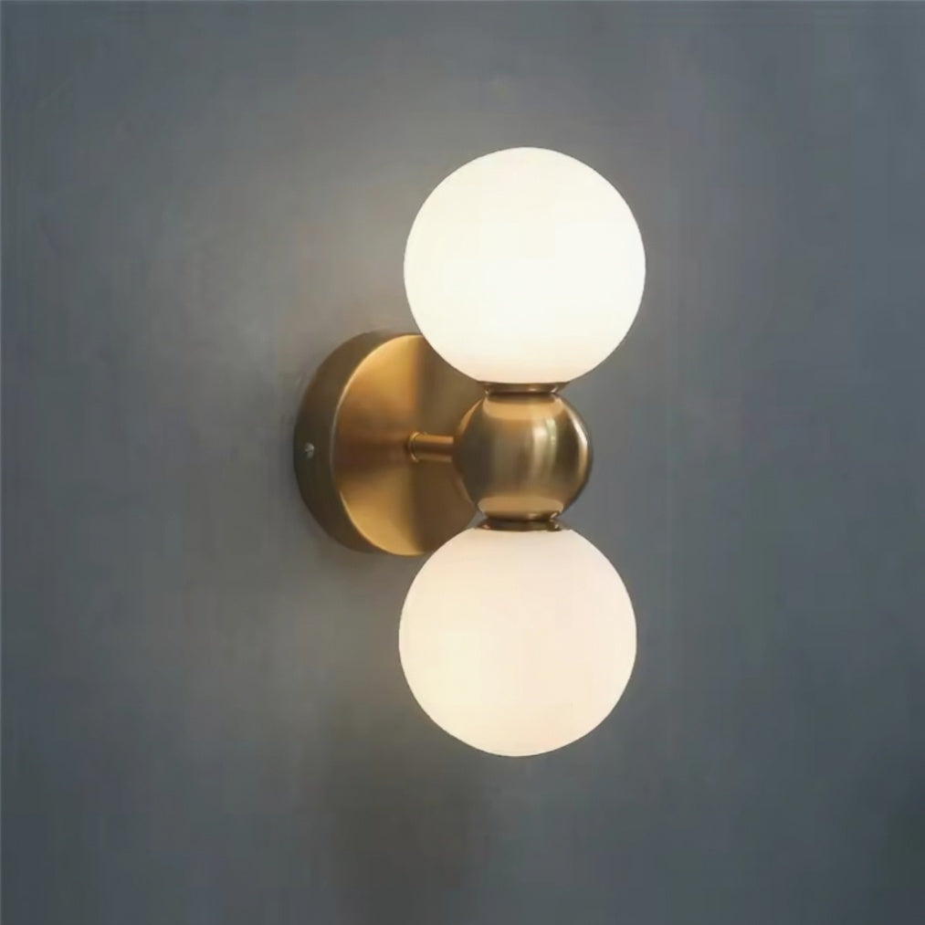 LumoBalance – Double Glass Bedside Wall Light