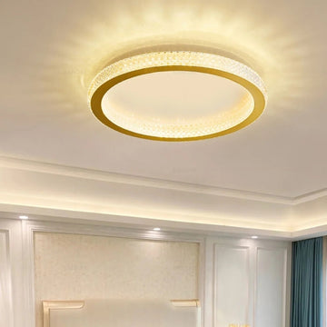 LumoRing - Crystal Ring LED Flush Mount Ceiling Lights