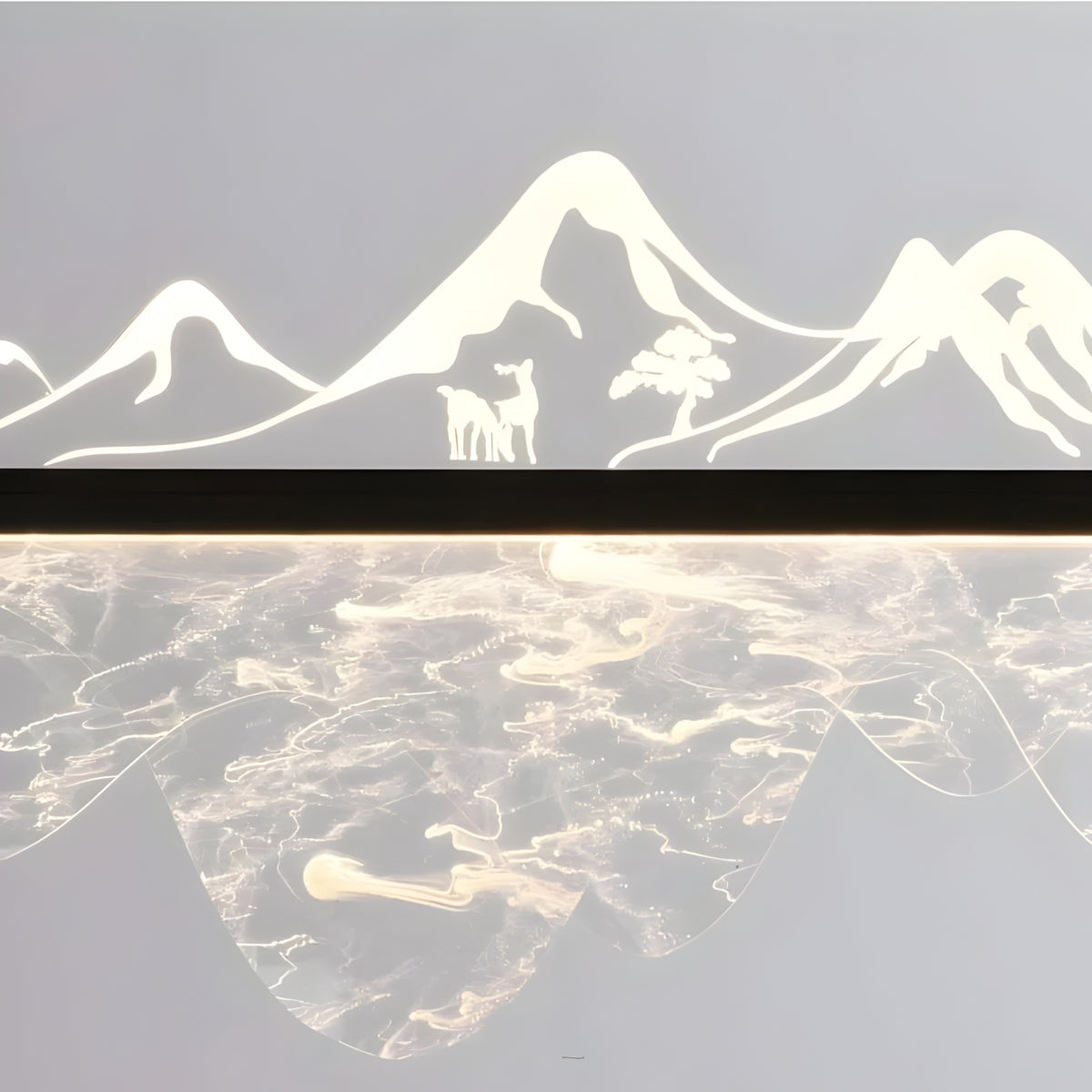 MountainLumi - Modern LED Island Pendant Light