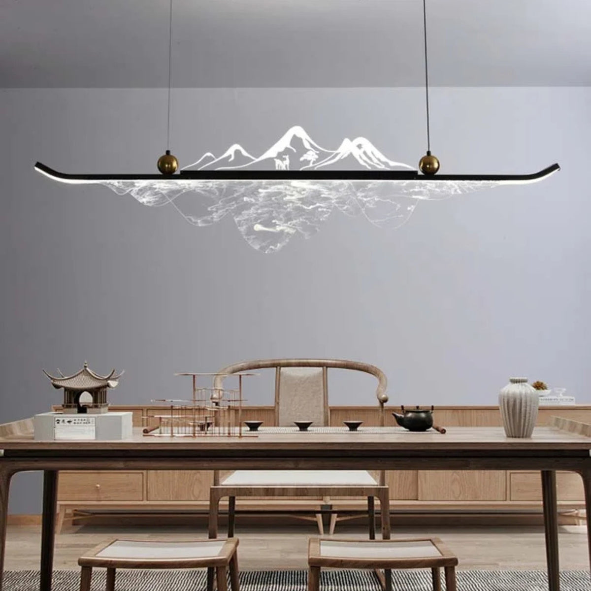 MountainLumi - Modern LED Island Pendant Light