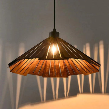 MutoGlow - Japanese Hanging Lamp Wooden