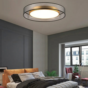 OrbicaFlush - Round LED Bedroom Ceiling Light Fixture