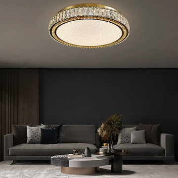 PrismaLume - Modern Glow Crystal LED Ceiling Light