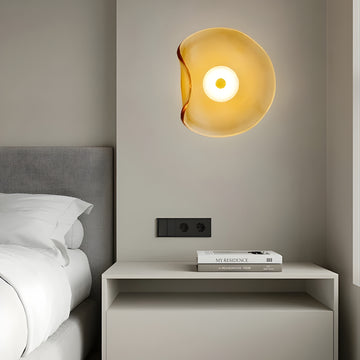 RoundWave – Smoked Glass Wall Lights