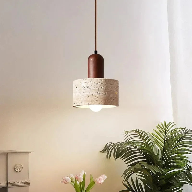 Travertine Pendant Light For Kitchen Island Or Dining