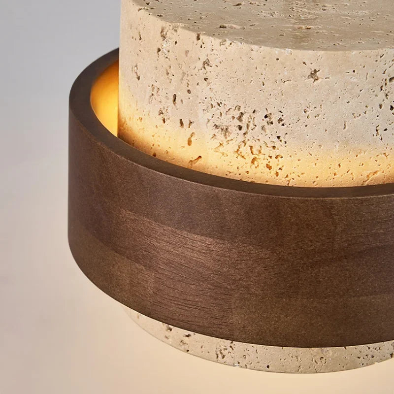 Stone Pendant Light for Bedroom and Bar – LED E27