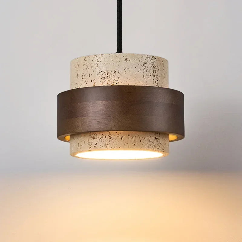 Stone Pendant Light for Bedroom and Bar – LED E27