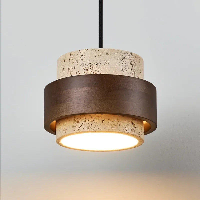 Stone Pendant Light for Bedroom and Bar – LED E27