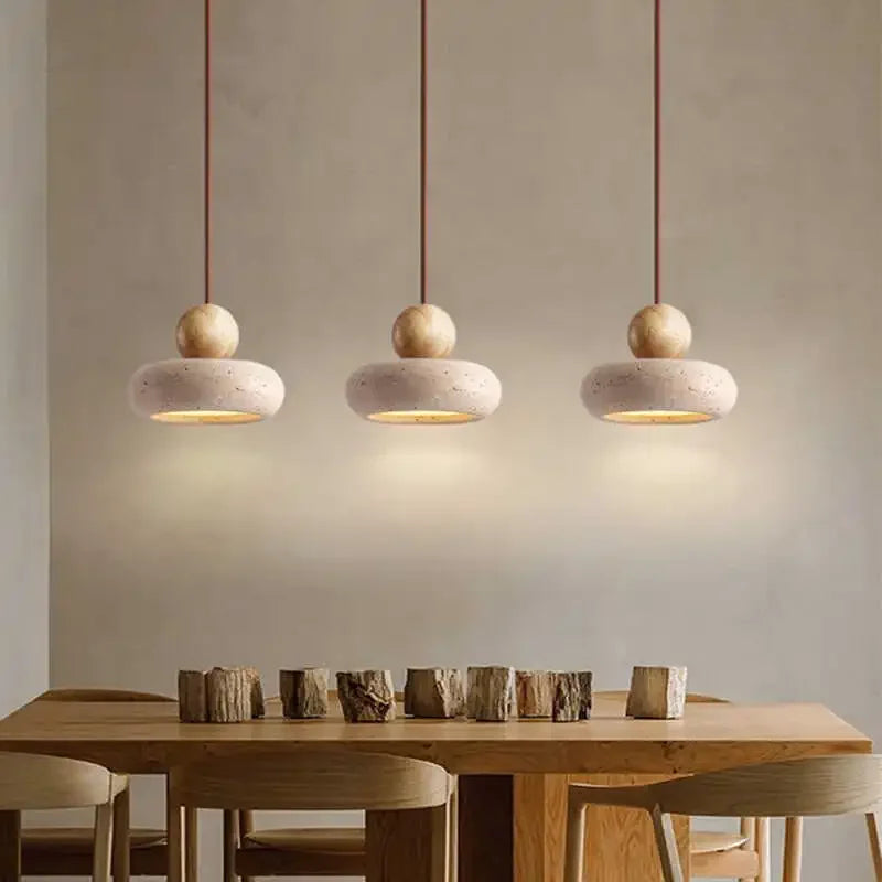 Natural Agate Stone LED Pendant Light for Cozy Spaces