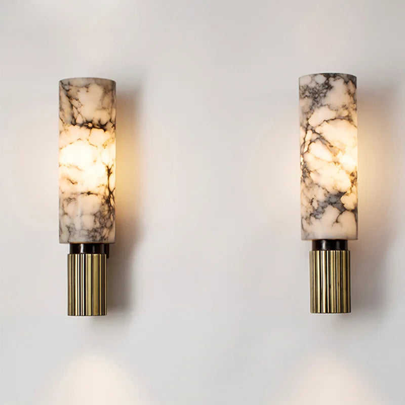 MarmoVista Marble Wall Light – Luxury Vintage Wall Sconce