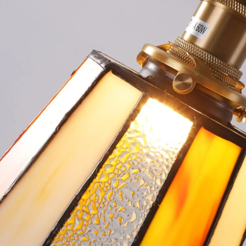 Wabi Sabi Colored Glass LED Ceiling Light Fixture