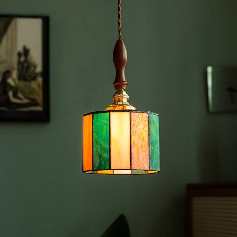 Japanese Glass Pendant Light for Dining Room and Cafe