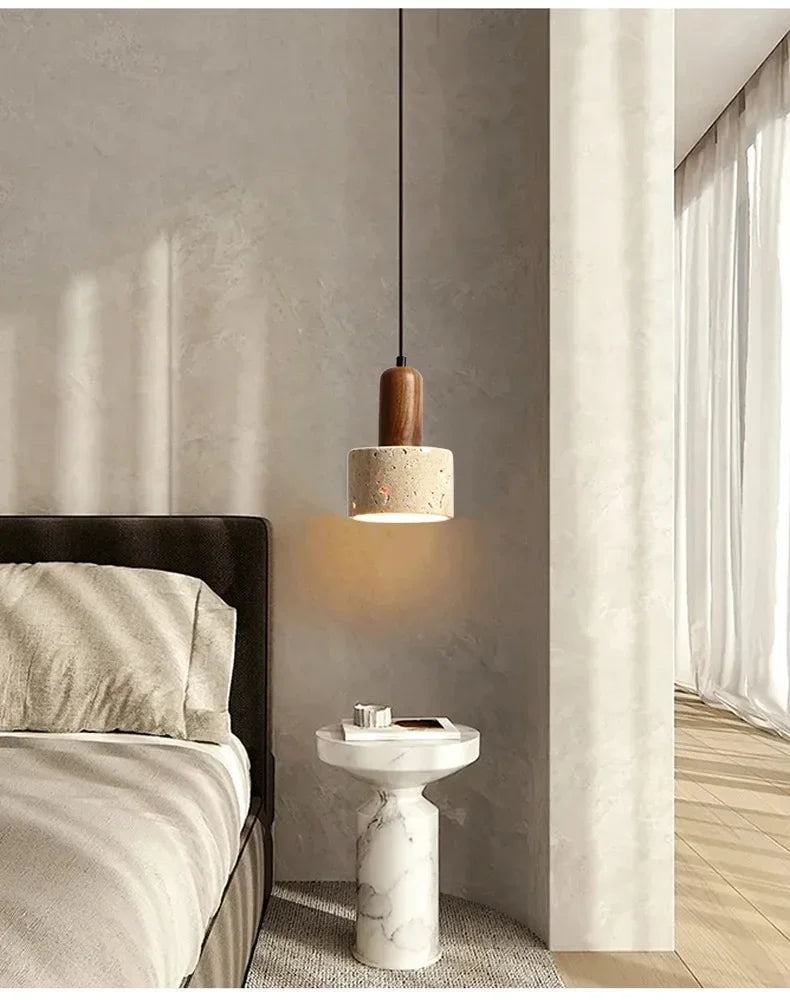 Travertine Pendant Light For Kitchen Island Or Dining