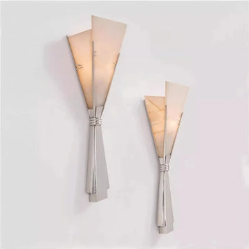 MarmoFlora Marble Wall Light – Flower Design Luxury Sconce