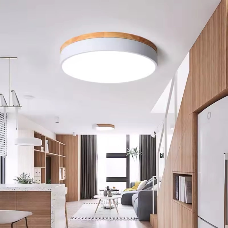 ScandiLumo - Scandinavian LED Flush Mount Circular Ceiling Light
