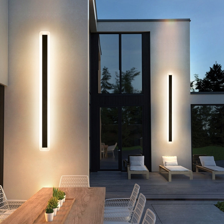 SlimLine Linear Outdoor LED Wall Light – IP65 Waterproof