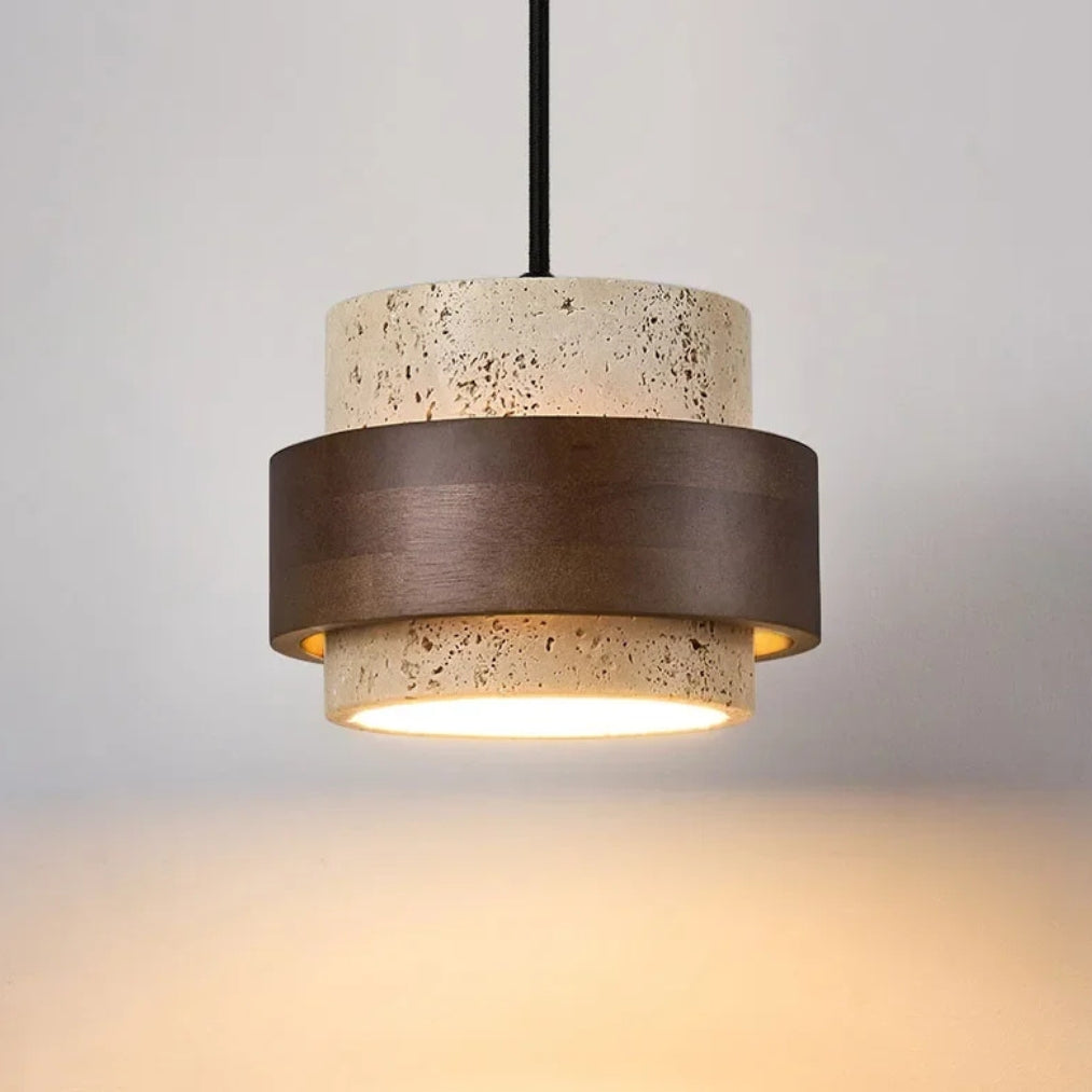 StoneLumie - Round Stone LED Pendant Light