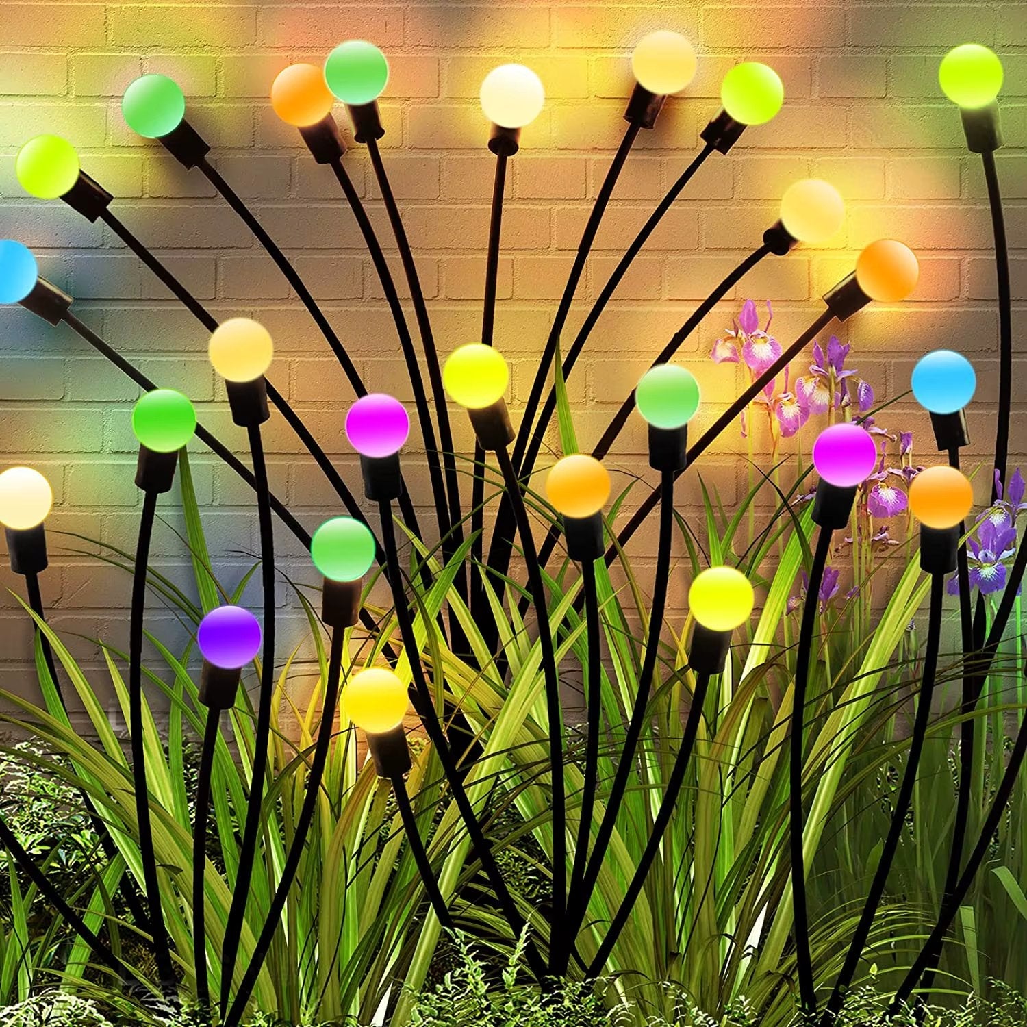 SwaysGlow - Outdoor Solar Firefly Garden Lights