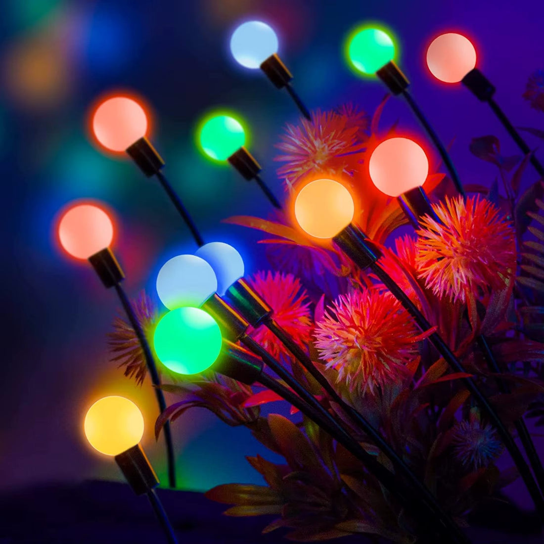 SwaysGlow - Outdoor Solar Firefly Garden Lights