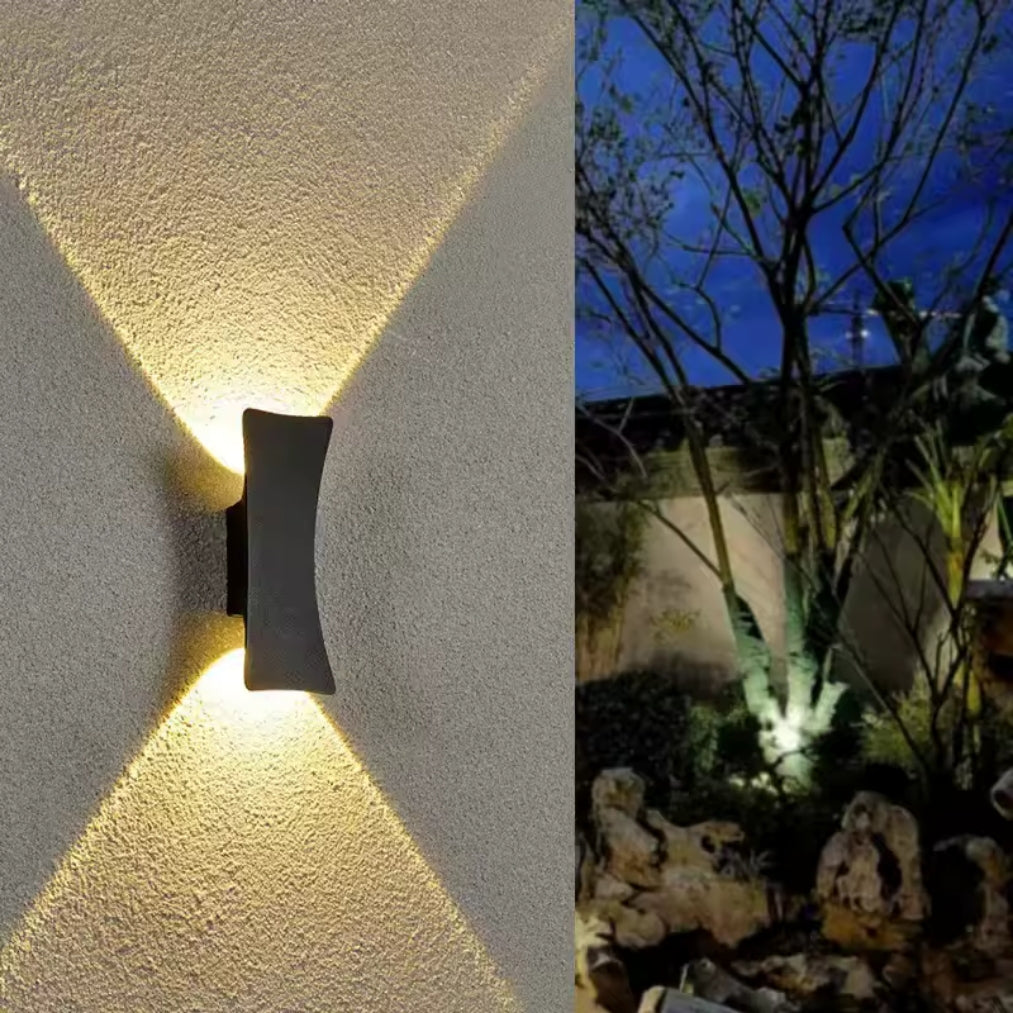 TwinCast – Waterproof Outdoor Up & Down Wall Light