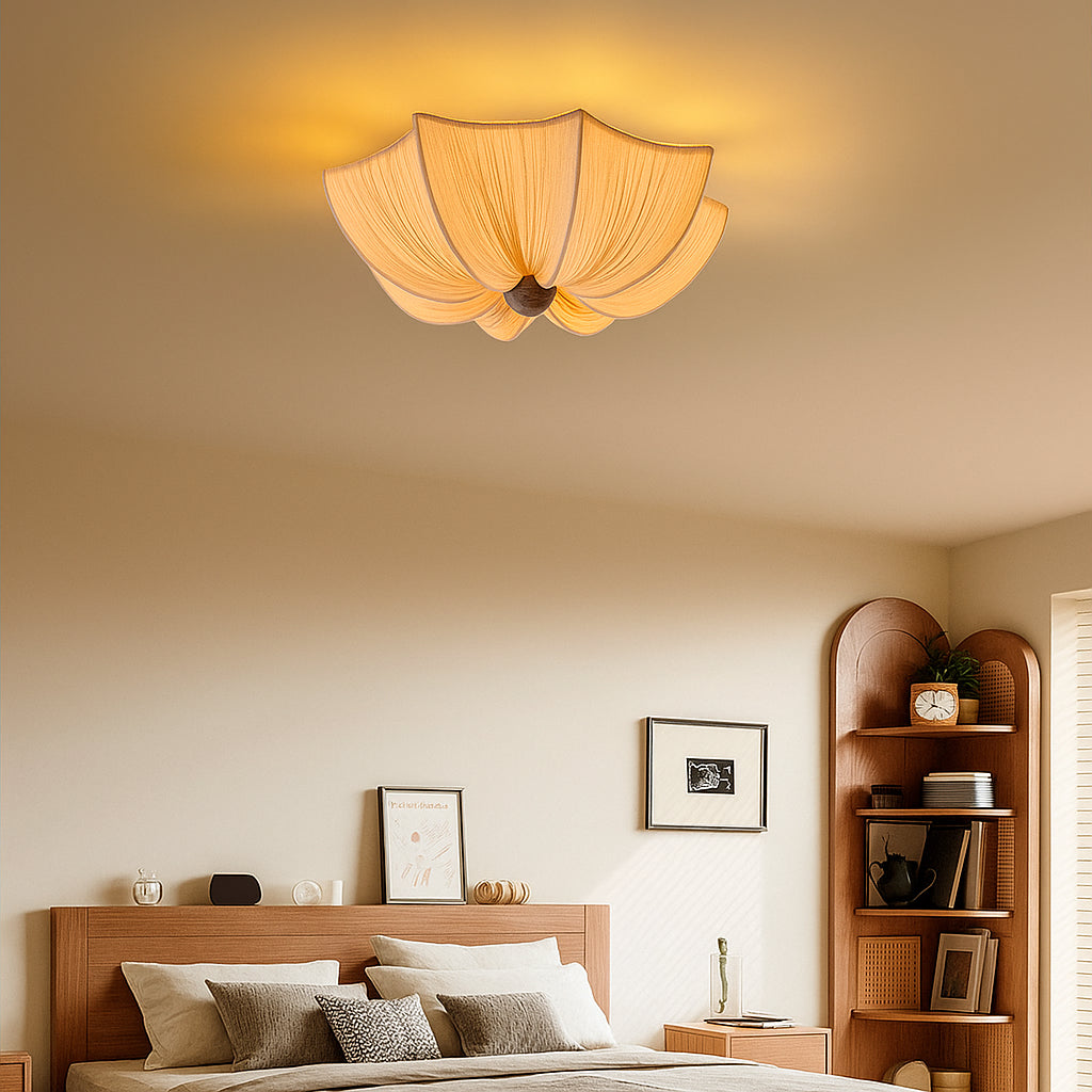 UmbraGlow - LED Fabric Ceiling Light Fixture