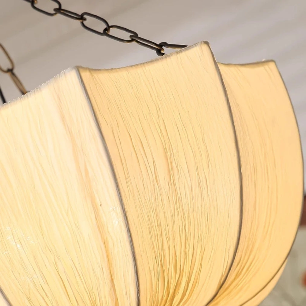 UmbraLume Pleated Fabric Chandelier Pendant Light