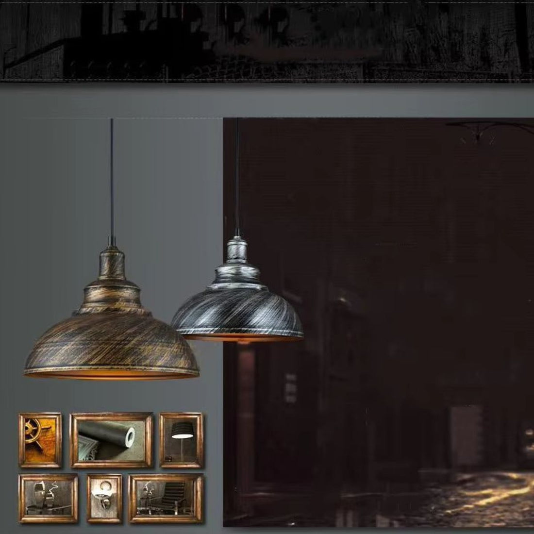 VaultHalo - Industrial Kitchen Pendant Ceiling Light