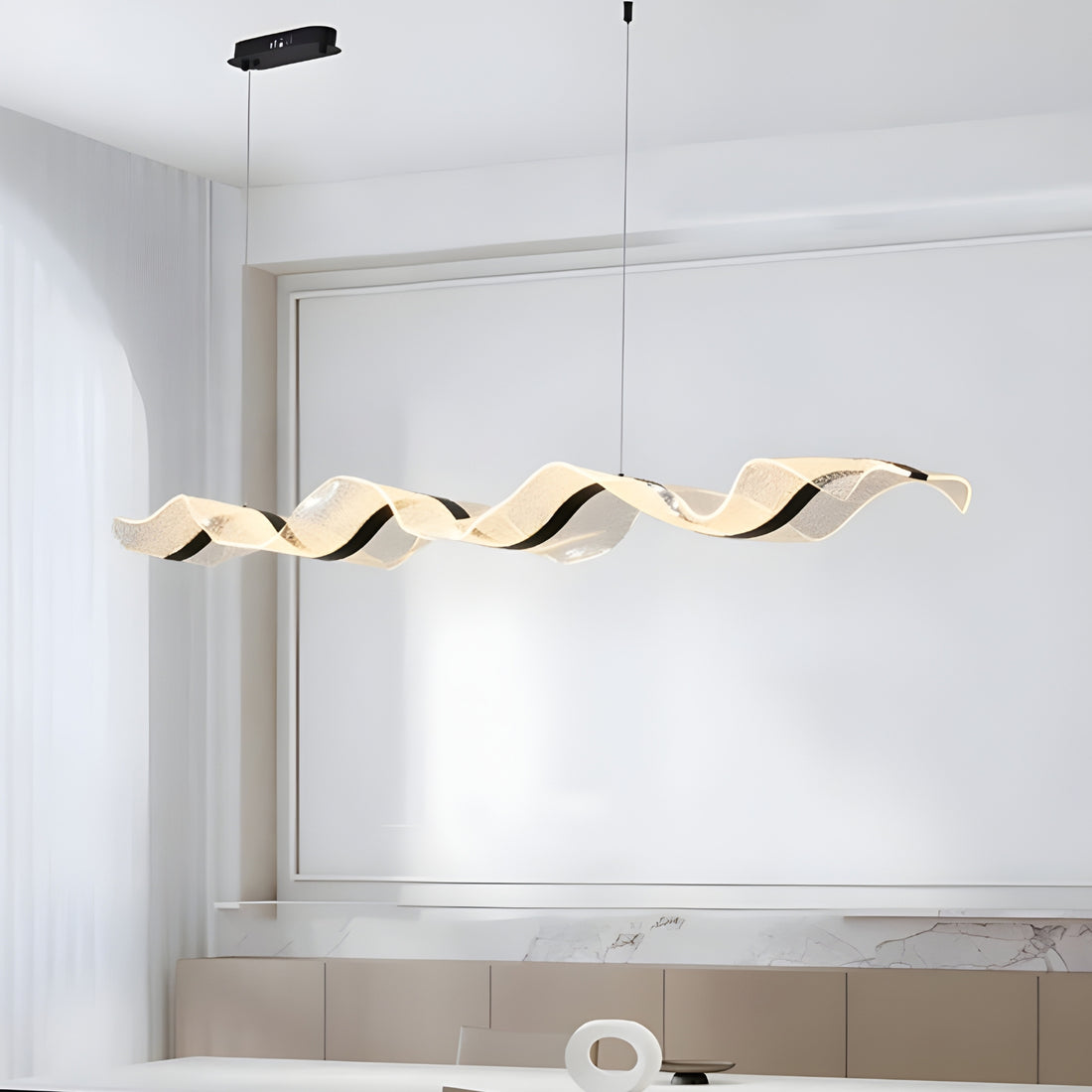 WaveLume – Modern LED Large Chandelier Pendant Light