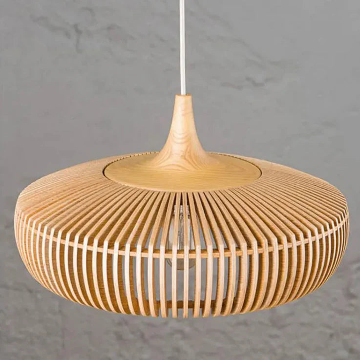 WoodyCraft – Wooden Pendant Lamp Kitchen Island