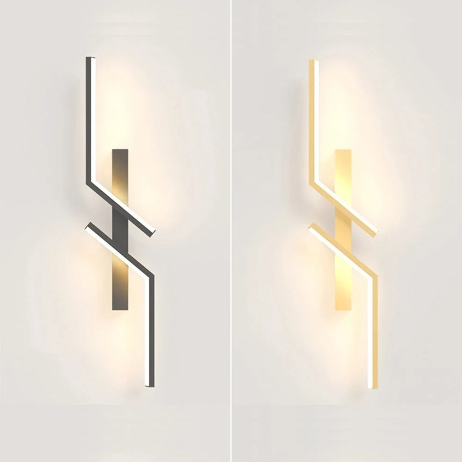 ZigzagGlow – Modern Interior Contemporary Wall Light