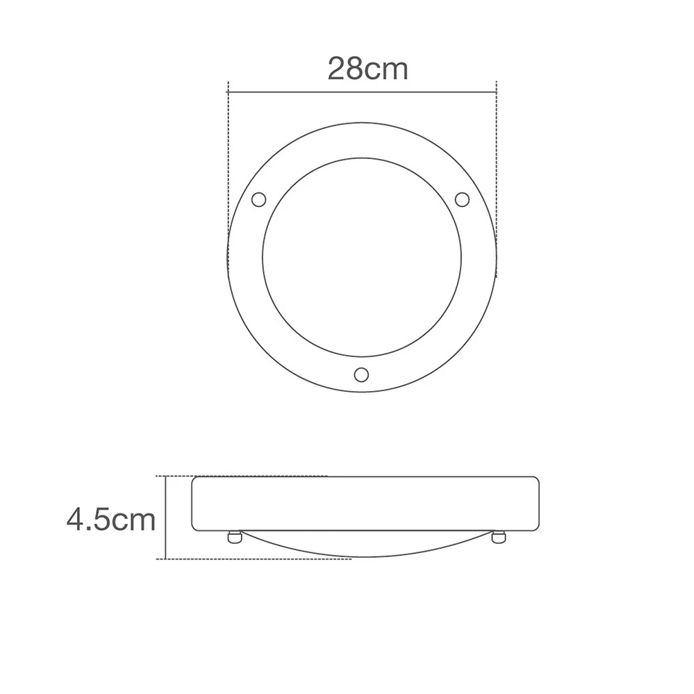 IP44 Flush Bathroom Ceiling Light in Satin Nickel