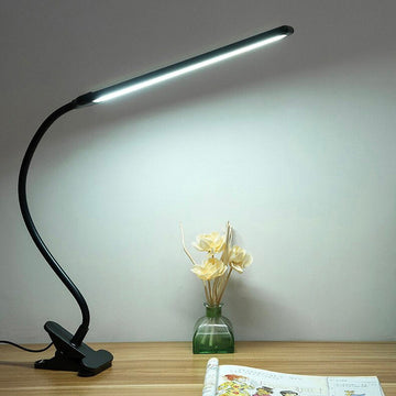 GooseneckGlow - Adjustable Clip On Desk Lamp